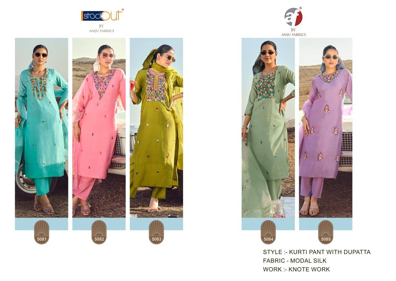 Anju fabrics chandani vol 5 Kurti wholesalers in Mumbai
